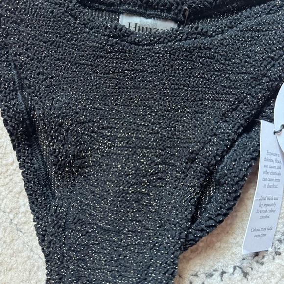 Hunza G Black Sparkle Bikini Bottom - Picture 6 of 6